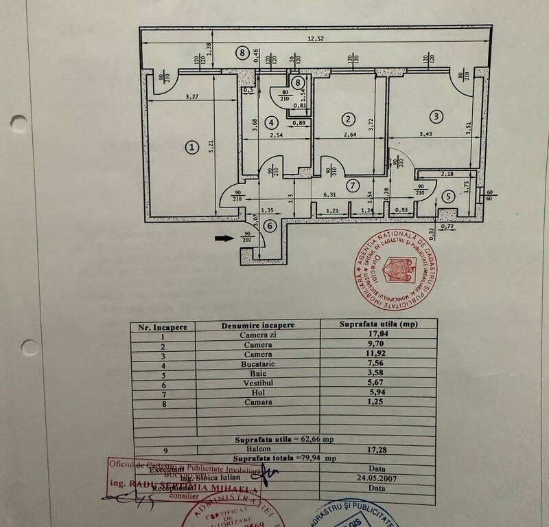 Tei   Parc Tei, Apartament 3 camere 80 mp, 2 bai, mobilat si utilat